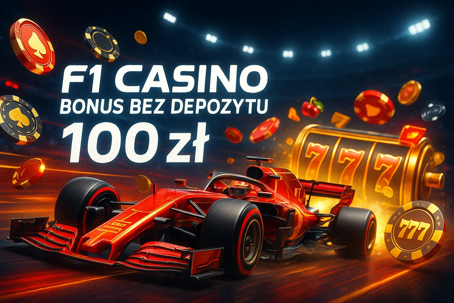 F1 Casino bonus bez depozytu 100 zł i pakiet 1220 %